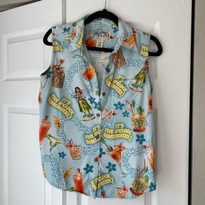 Vintage Hawaiian Button-down Collared Shirt